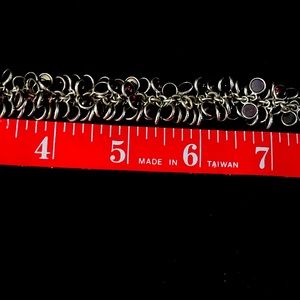 Stella and Dot Vintage silver and garnet bracelet